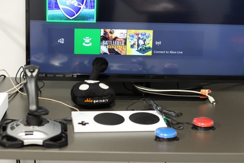 Xbox adaptive controller with switches