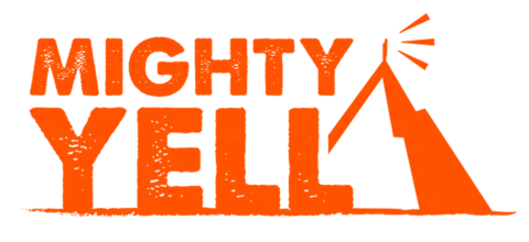 The Mighty Yell logo.